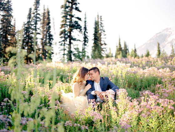 Mt Rainier - Seattle Engagement Photographer - Kerry Jeanne Photography