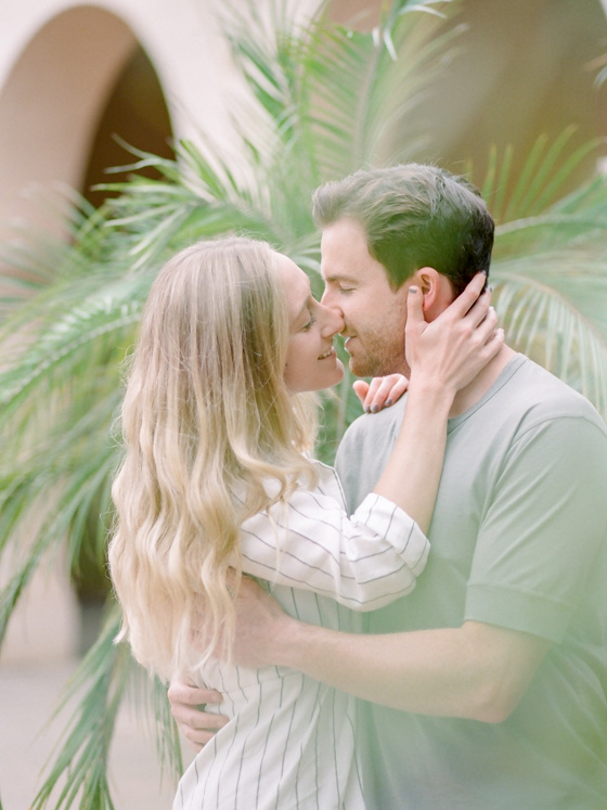Balboa Park Engagement Session in San Diego - Kerry Jeanne film Photography
