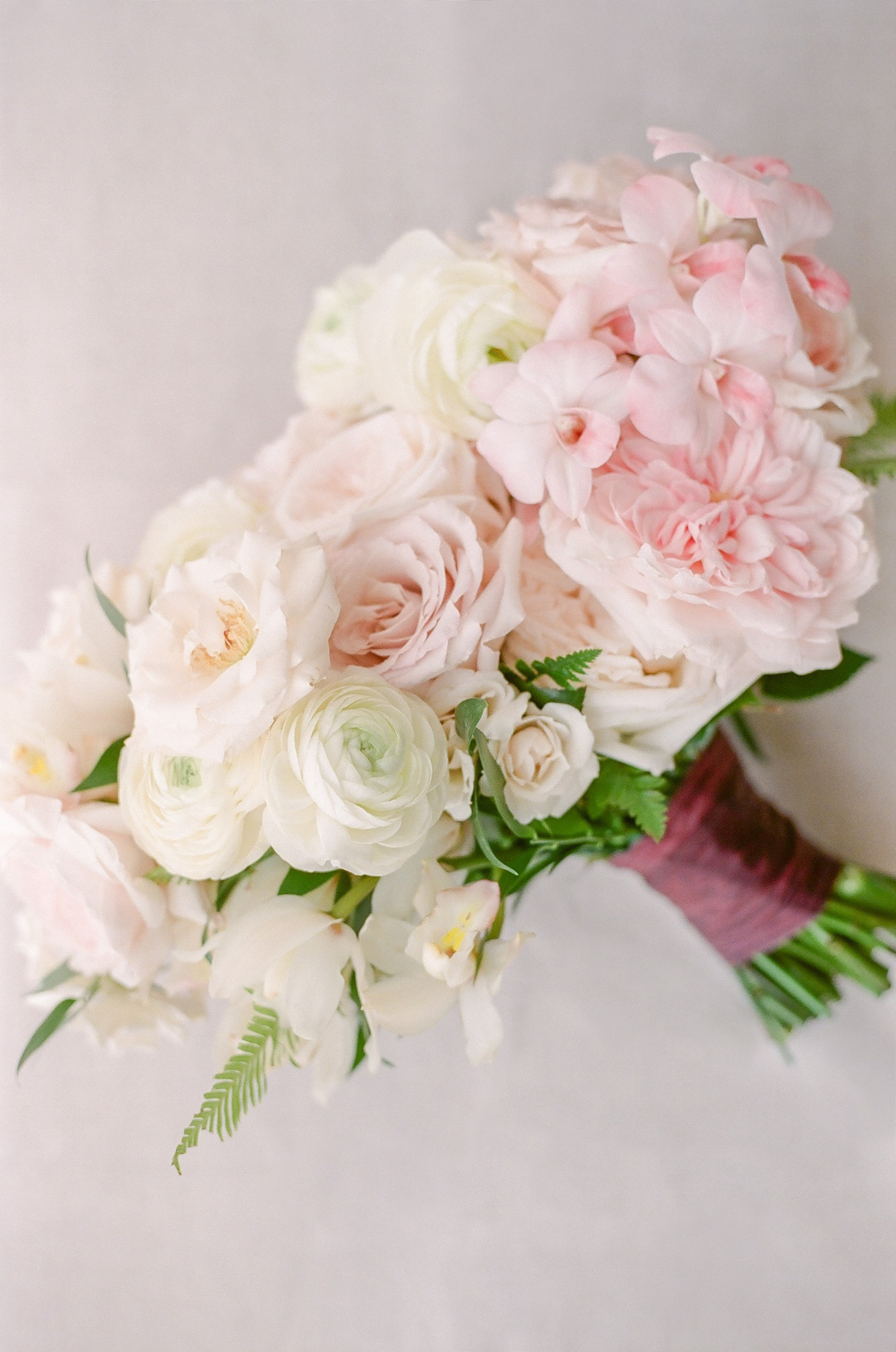 tropical pink summer wedding bouquet