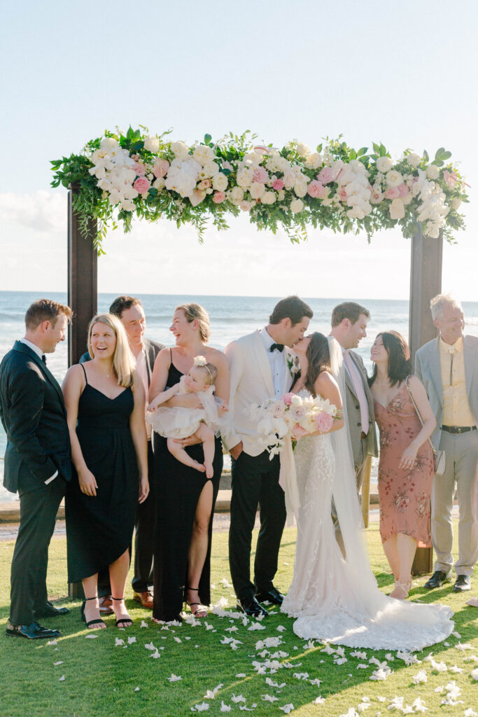 Corinne & Nathans Wedding in Kauai at The Beach House Restaurant