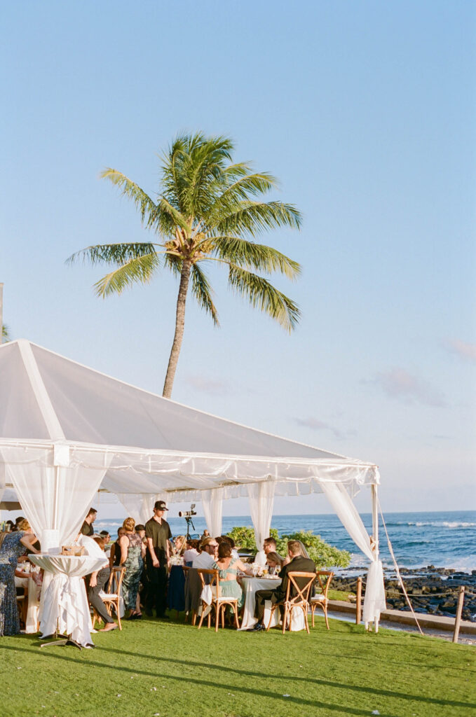 Corinne & Nathans Wedding in Kauai at The Beach House Restaurant