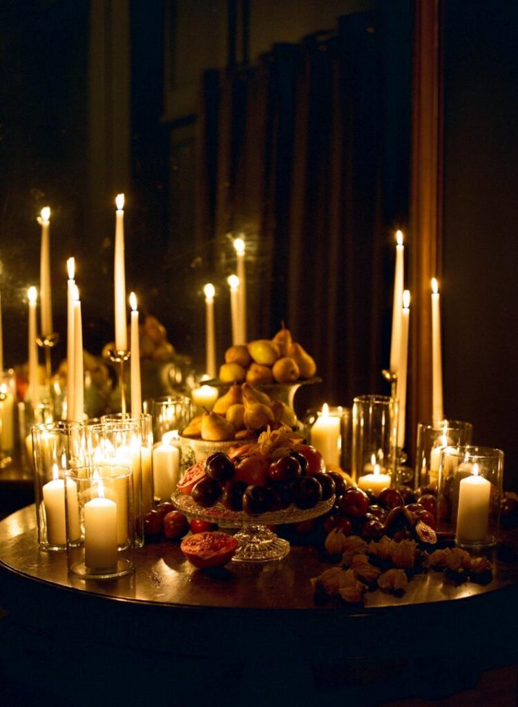 Ireland Wedding welcome dinner with natural light
